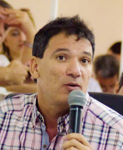 Juan Carlos Palacios, presidente del cabildo y unos de los denunciantes