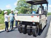 Inició pavimentación del tramo Piñuela-Pivijay