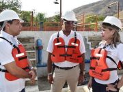 Alcaldesa invitó a los samarios a hacer buen uso del agua.