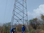 Restablecen elementos metálicos en torres que habían sido hurtados