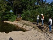 Algarrobo/ Administración atiende emergencia en el brazo del río Ariguaní.