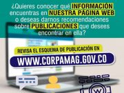 Corpamag publica Esquema de Publicación de Información para comentarios de la ciudadanía.