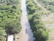 Corpamag realiza obras de mantenimiento en la embocadura del Caño Clarín Nuevo
