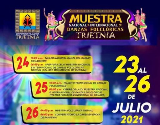 En Ciénaga se realizará XV Muestra Nacional e Internacional de Danzas Folclóricas