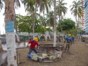 En tres frentes de trabajo se ejecuta la remodelación del Camellón de El Rodadero