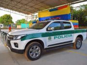Algarrobo/ Alcaldía entrega patrulla a la Policía