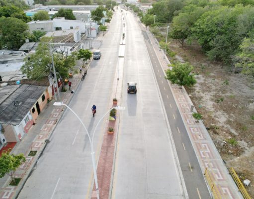 “El Padre de los Caminos” imagen de la cultura ancestral que ornamenta la calle 30