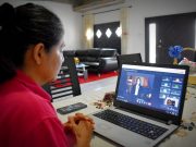 Algarrobo / Alcaldesa participó en reunión con la Embajada en Washington