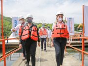 Virna Johnson garantiza más agua potable a 342 mil samarios