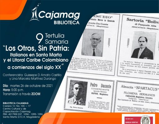 9 Tertulia Samaria “Los Otros, Sin Patria” de Cajamag
