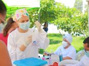 3.777 personas se inmunizaron contra el COVID-19 en primer día de jornada masiva