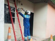 Nuevas redes eléctricas en los barrios Monterrey y El Jardín en Fundación