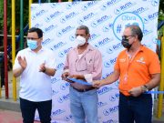 Aire entrega obras de remodelación de redes eléctricas en el barrio 19 de Abril