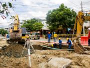 Avanza en un 53% en las obras de reposición del colector Tamacá