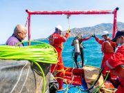 ESSMAR E.S.P. realiza mantenimiento en el emisario submarino