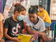 Las tardes de lectura se toman la Biblioteca Pública de Gaira