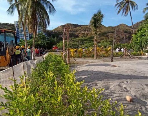 Alcaldía restituye espacio público de playas en El Rodadero
