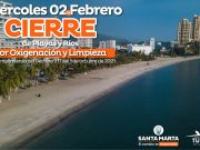 Cierre temporal de playas para oxigenación