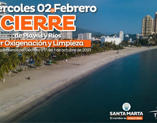 Cierre temporal de playas para oxigenación