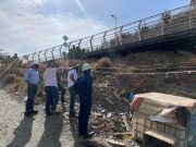 Inician diseños de muros de contención en el parque lineal Ziruma