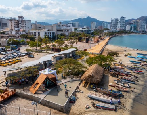 El remodelado Camellón de la Bahía es la vitrina de Santa Marta para el turismo internacional