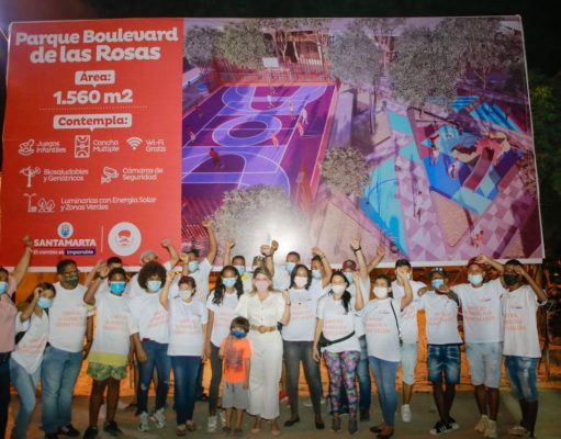 “En Santa Marta convertimos lotes abandonados en espacios dignos para la recreación de los niños”: Virna Johnson