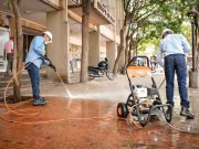 Alcaldesa Virna Johnson inició el embellecimiento y limpieza de las plazas y parques del Centro Histórico