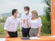 Caicedo y Johnson presentan alternativa para solución definitiva del agua