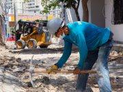 Avanzan las obras de Mi Calle en Boulevard de las Rosas y Laureles