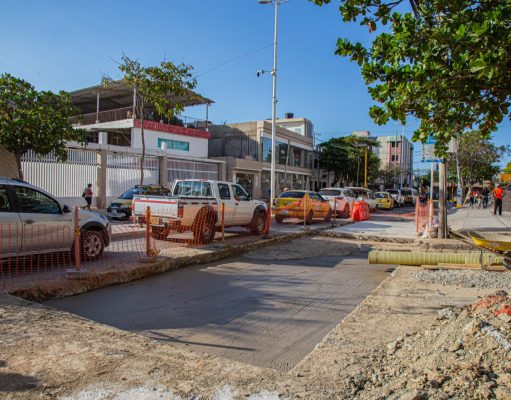 Distrito realiza Reposición de Placas