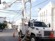 Avanza modernización de redes eléctricas en centro de Santa Marta