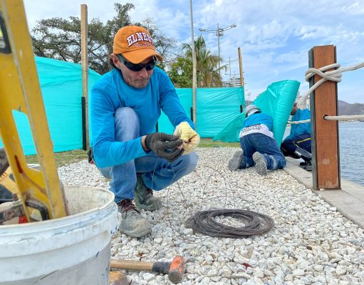 Alcaldía inició mantenimiento al colector pluvial del Camellón de la Bahía