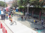 Obras en la avenida del Río avanzan en un 94%