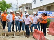 Pavimentación en Los Laureles avanza en un 72%