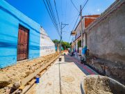 Recuperación de la calle 14 de Gaira entró a la fase de pavimentación