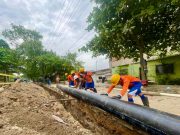 Inició obra de la línea de conducción de la calle 30