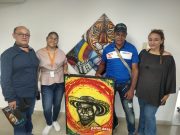 Cultura Departamental recibió pintura alusiva al juglar Francisco “Pacho” Rada