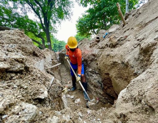 Finalizada primera fase de la obra ‘Línea de conducción de la calle 30’