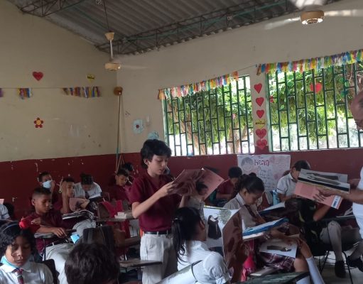 Algarrobo /Gobernación realizó jornada de lectura y entrega de cuentos