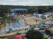 Ariguaní/Alcalde inauguró moderna Plaza en el corregimiento de Pueblo Nuevo
