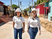 1.400 familias del Once de Noviembre se benefician con pavimentación del anillo vial