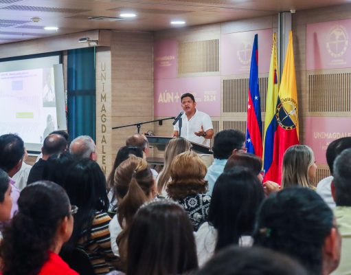 Retos de UNIMAGDALENA para 2023: rector Pablo Vera los socializó con docentes