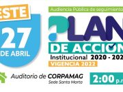 Audiencia Pública del Plan de Acción Institucional realizará CORPAMAG