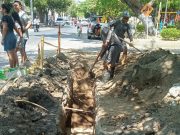 Essmar avanza en obras de alcantarillado en Los Almendros