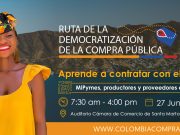 Llega la Ruta de la Democratización de la Compra Pública