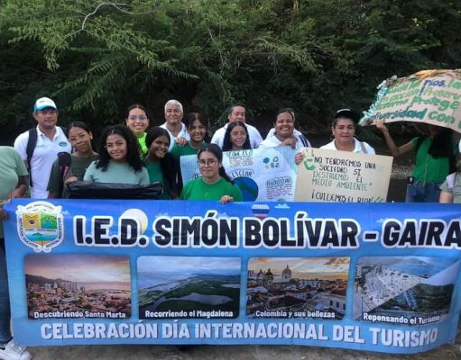 CORPAMAG conmemoró Día del Turismo con estudiantes de Gaira