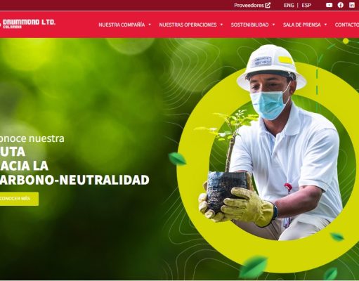 Drummond relanza su página web: dinámica, interactiva e innovadora