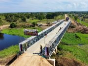Concordia inauguró su puente militar en tiempo record