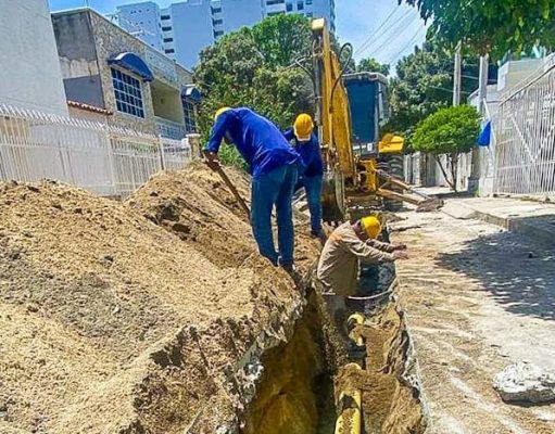 Essmar E.S.P. avanza en obras de adecuación del Sistema de Alcantarillado.