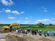 Cerro de San Antonio /CORPAMAG desmontó terraplén que obstruía flujo de agua en Caño Ciego
